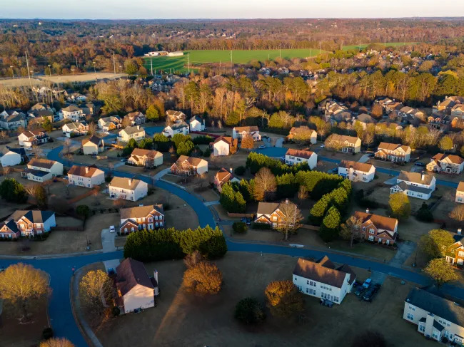 suburban housing